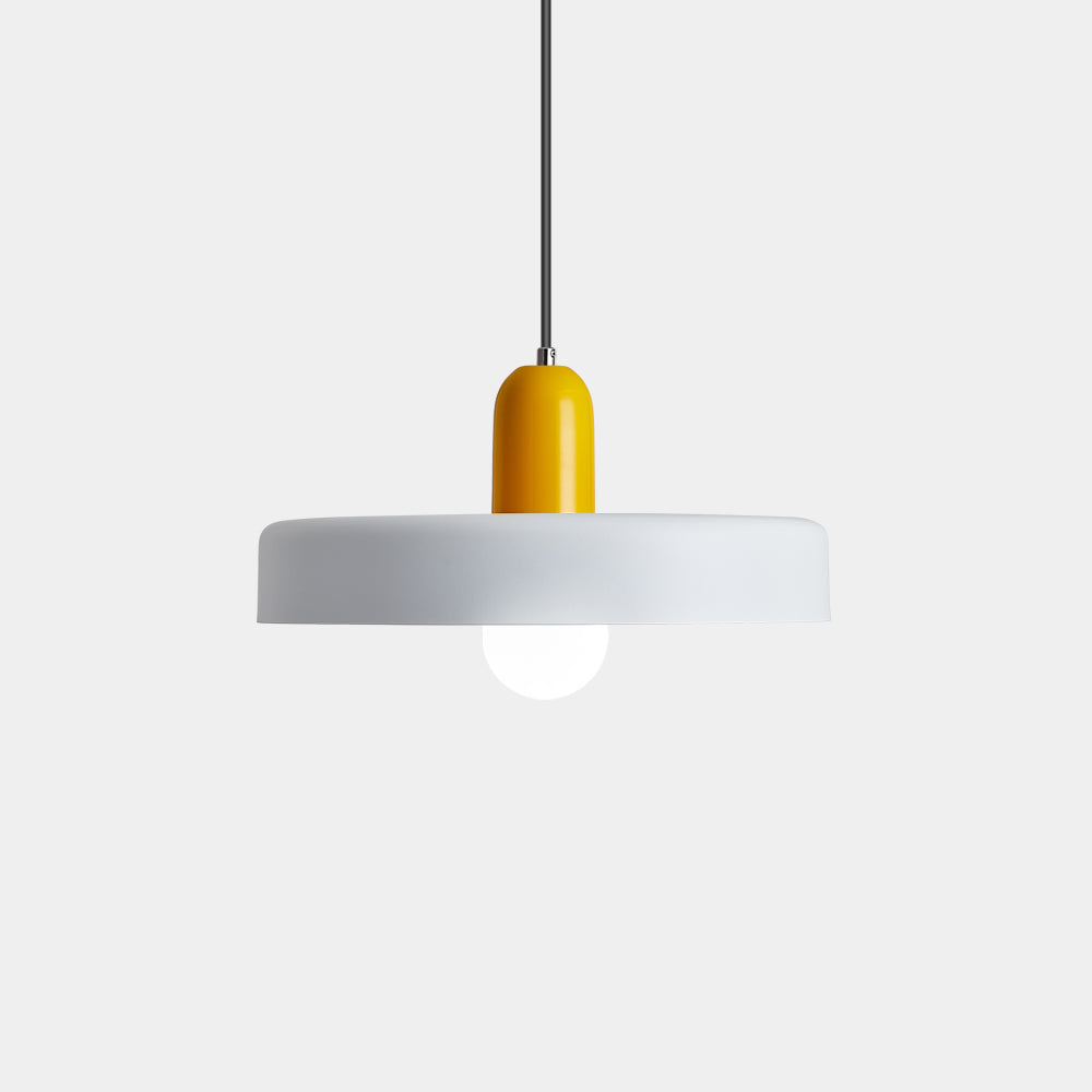 Pendant lamp - Modern design lamp in colorful iron for the dining table, kitchen, or living room.