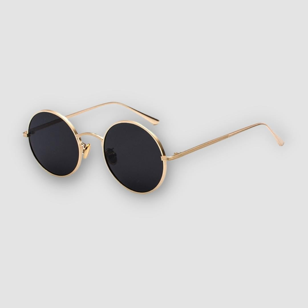 Unisex Solbriller med Rund Retro Design