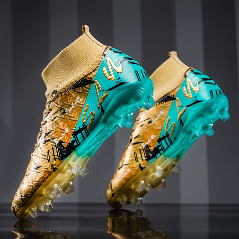 Fodboldstøvler Herre High-Top med Lange Knobber – Bred Pasform