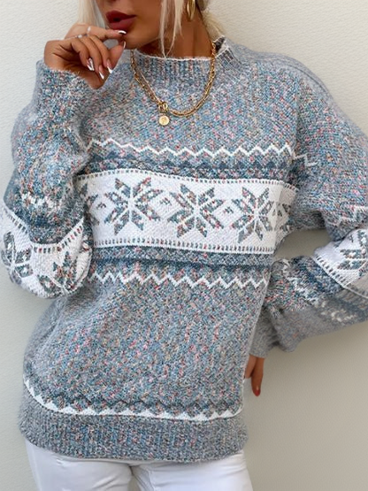 Norwegian wool sweater - Iceland ladies winter sweater