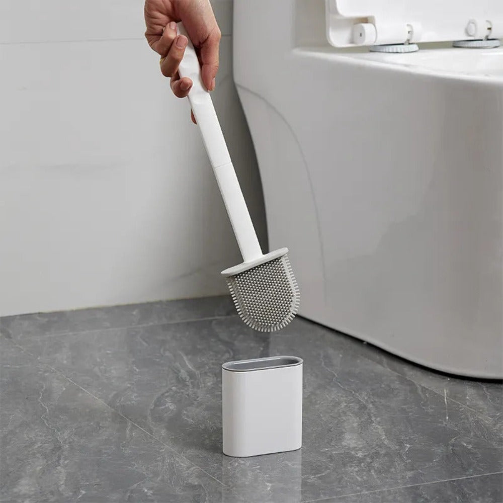 Silikone Toilebørste – Antibakteriel, Fleksibel Design til Hygiejnisk Badeværelsesrengøring