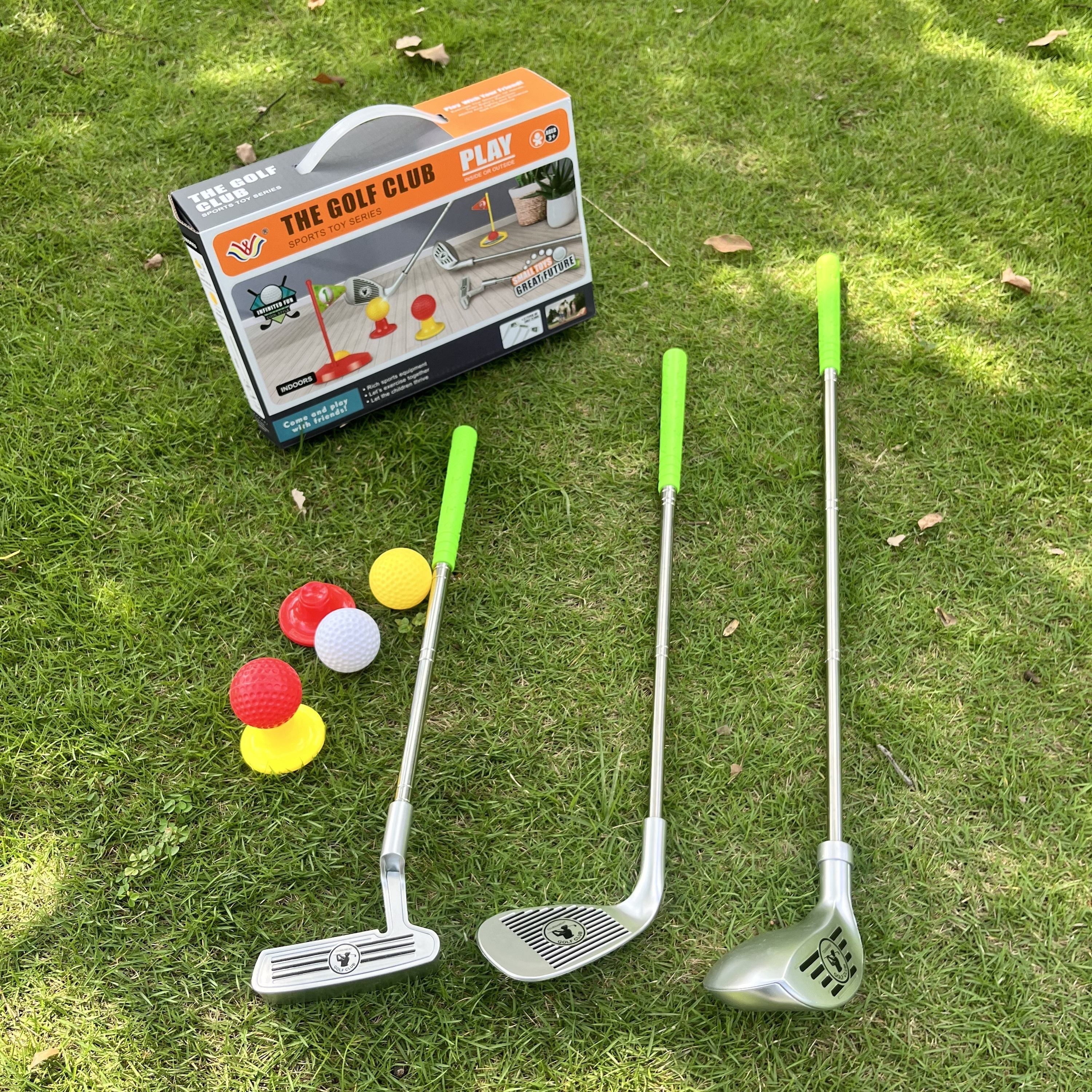 Kid-Friendly Golf Set – Adjustable Cubes and Game Accessories for Indoor and Outdoor Use, Suitable for Children Ages 3 to 8