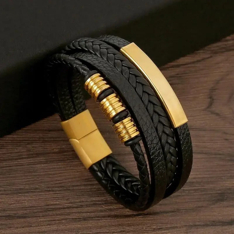 Herre Læderarmbånd – Enkelt Design til Daglig Brug