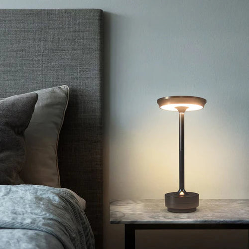 Wire lamp – Metal and Glass, Scandinavian Design for Living Room or Bedroom