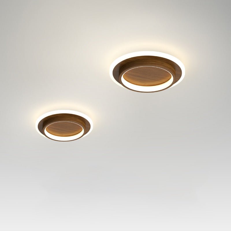 Nowoczesna Okrągła Metalowa Akrylowa Lampa Sufitowa LED do Korytarza View 18