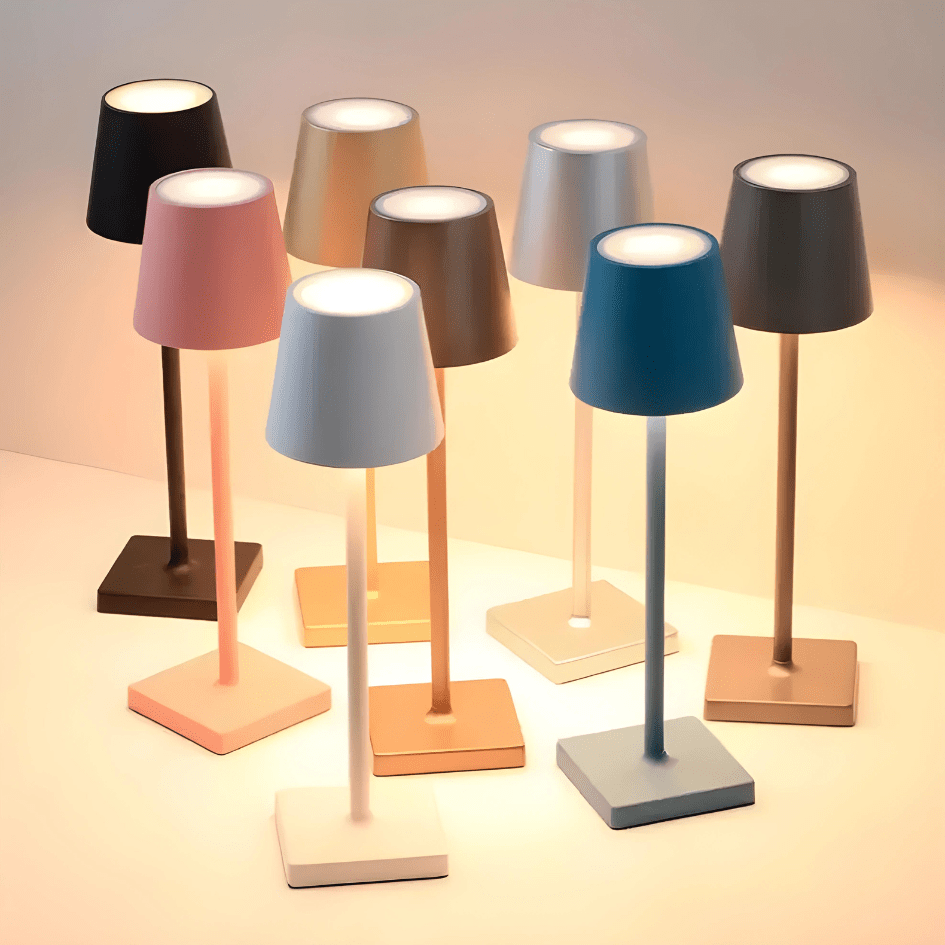 Genopladelig LED Bordlampe – Trådløs med 10 Timers Lystid