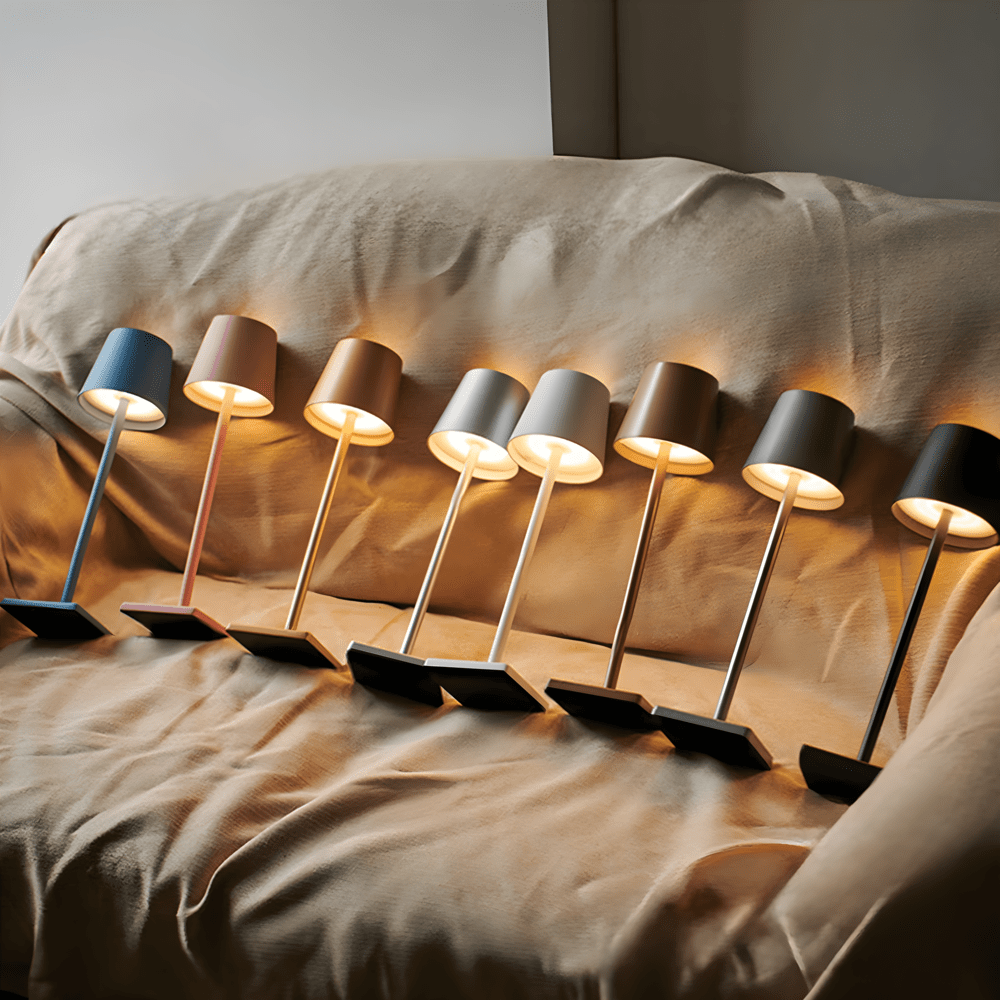 Genopladelig LED Bordlampe – Trådløs med 10 Timers Lystid