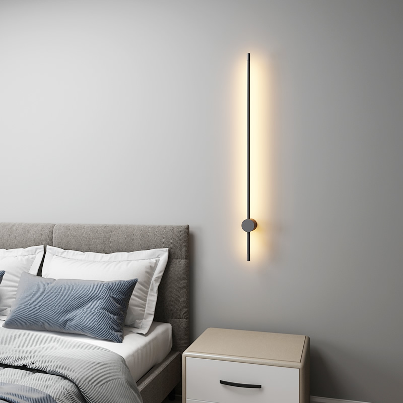 LED Wall Lamp – Slim Design, White for Modern or Scandinavian Interiors