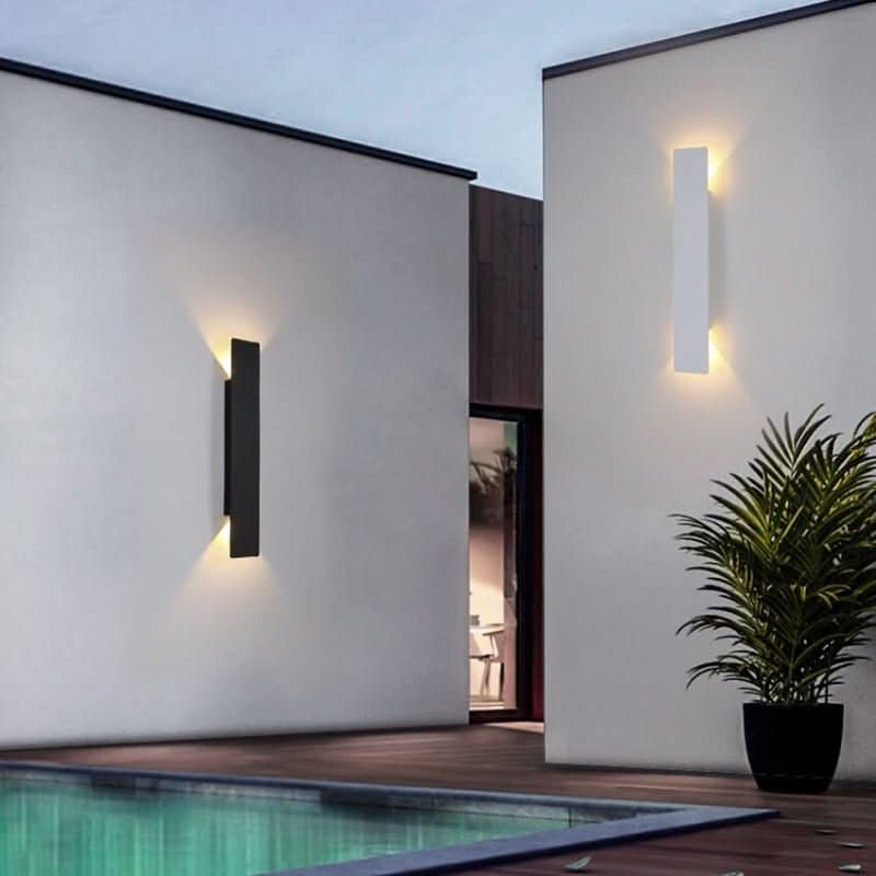 Cylindrical Wall Lamp – Metal and Acrylic, Modern Design for Living Room or Bedroom with Soft LED Light