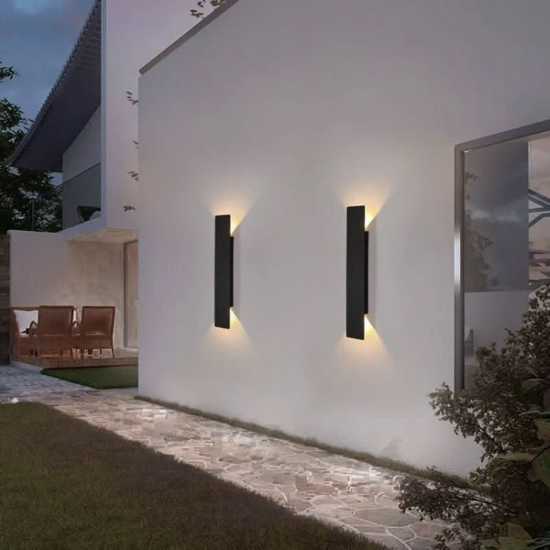 Cylindrical Wall Lamp – Metal and Acrylic, Modern Design for Living Room or Bedroom with Soft LED Light