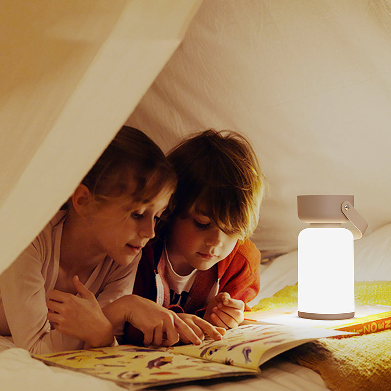LED Bordlampe Vandtæt og Bærbar - Moderne Cylinderdesign