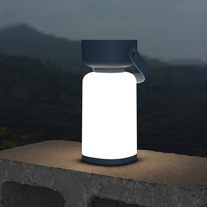 LED Bordlampe Vandtæt og Bærbar - Moderne Cylinderdesign
