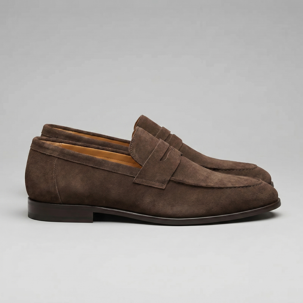 Herre Penny Loafers i Ruskind - Smart Casual Sko