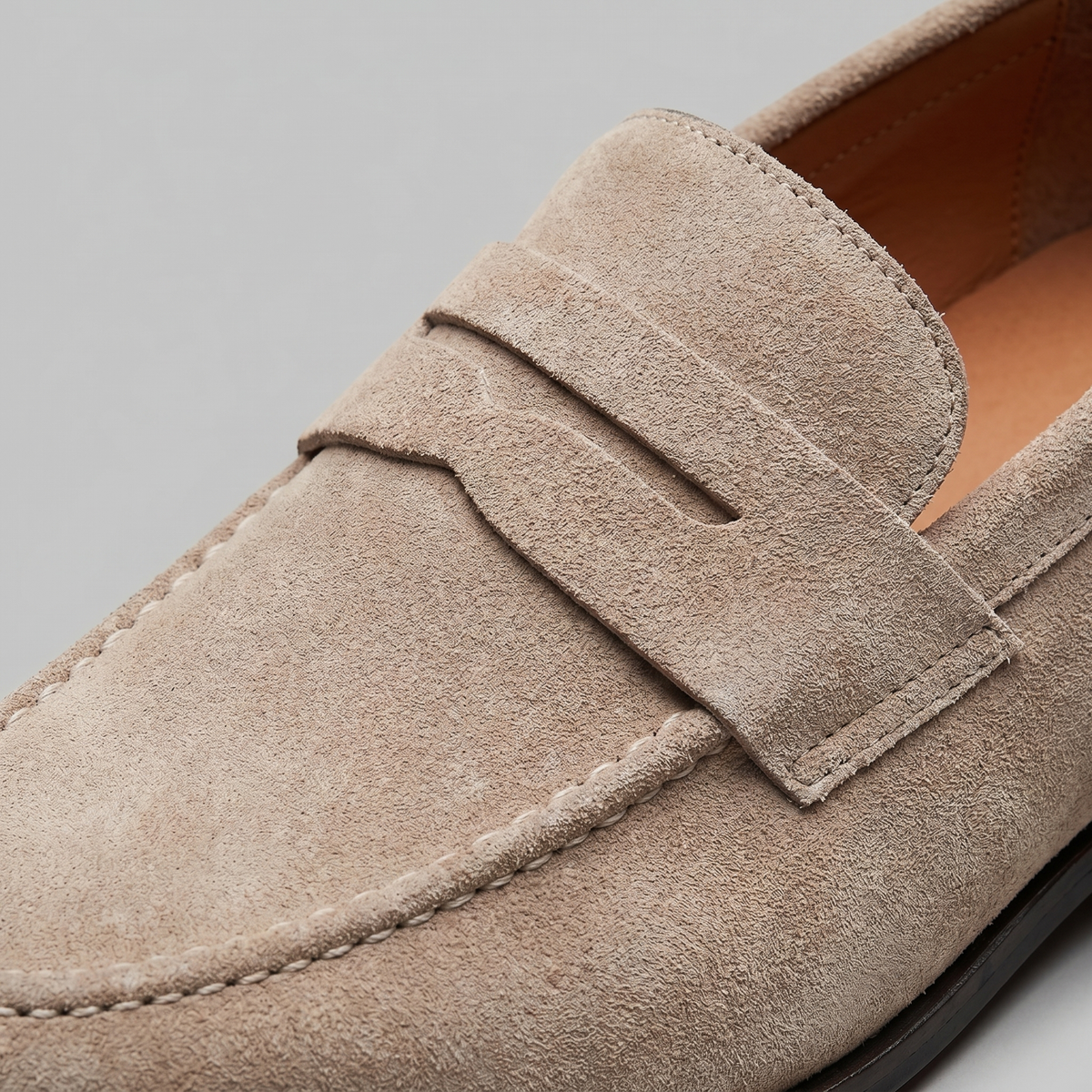 Herre Penny Loafers i Ruskind - Smart Casual Sko