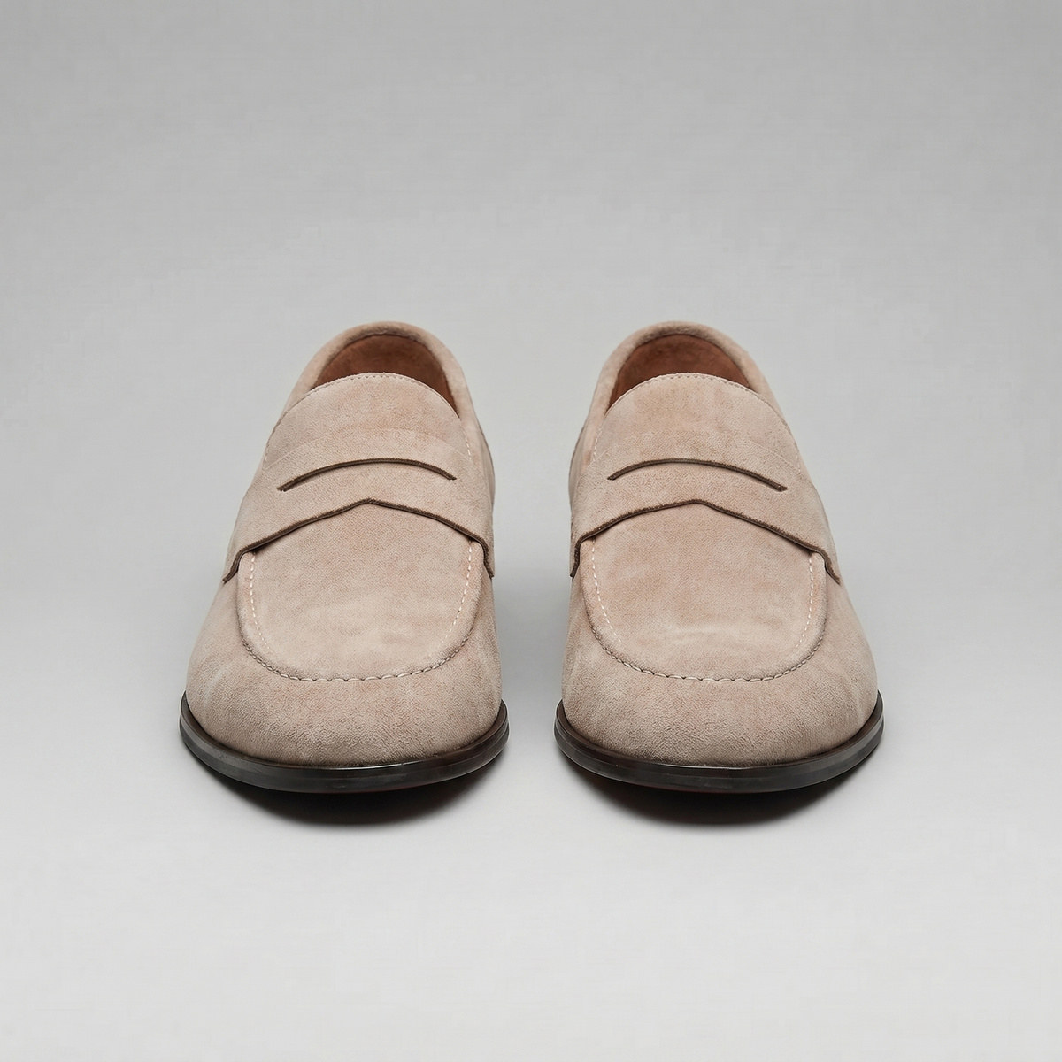Herre Penny Loafers i Ruskind - Smart Casual Sko