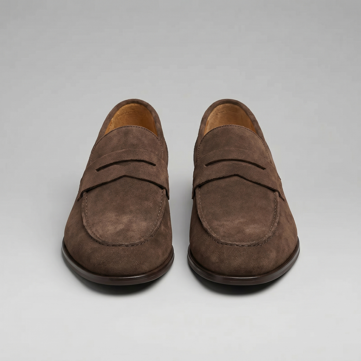 Herre Penny Loafers i Ruskind - Smart Casual Sko