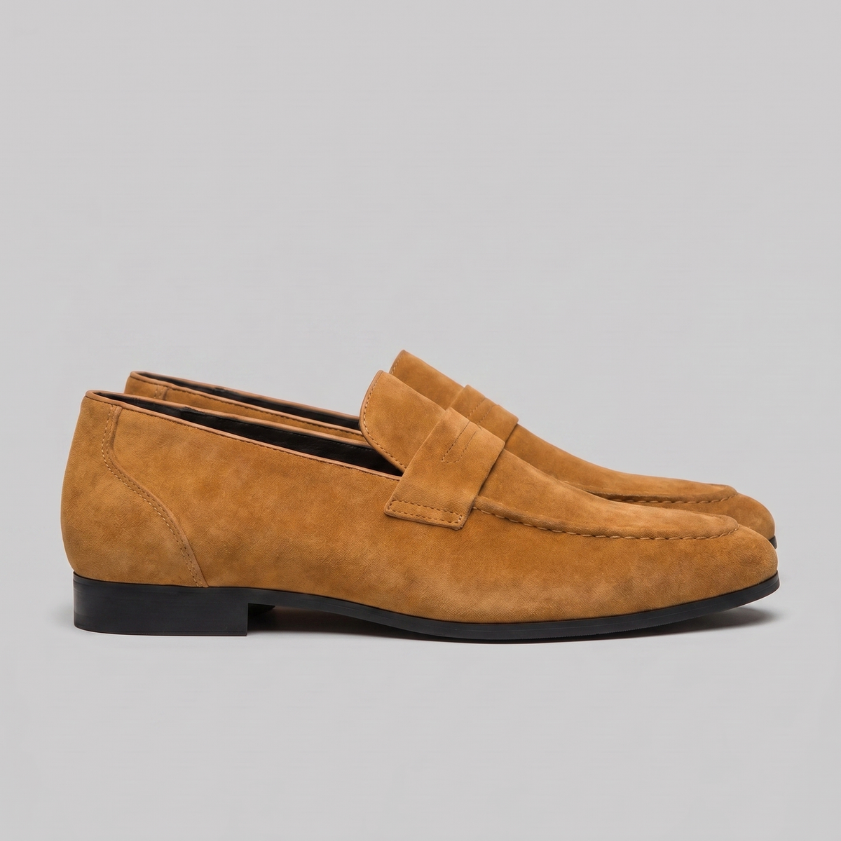 Herre Penny Loafers i Ruskind - Smart Casual Sko