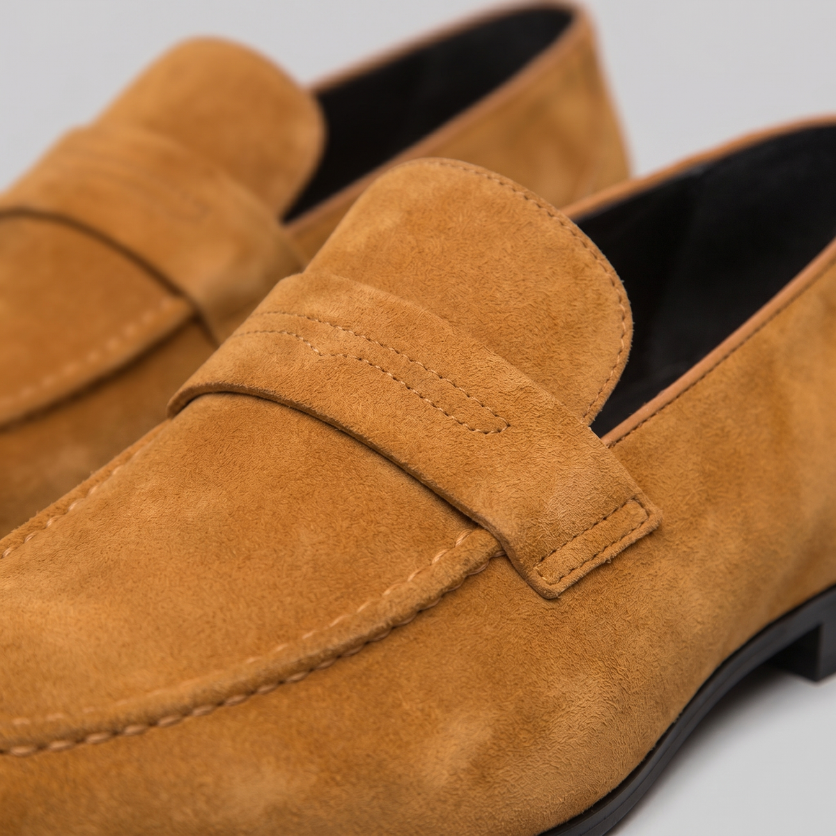 Herre Penny Loafers i Ruskind - Smart Casual Sko