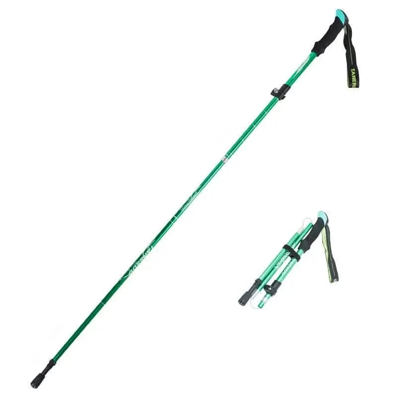 Vandrestave Justerbare med Ergonomisk Greb - Aluminium/Carbon