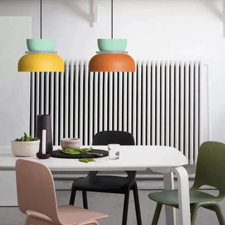 Scandinavian Pendant Lamp – Pastel Color, Modern Design for Living Room or Dining Room