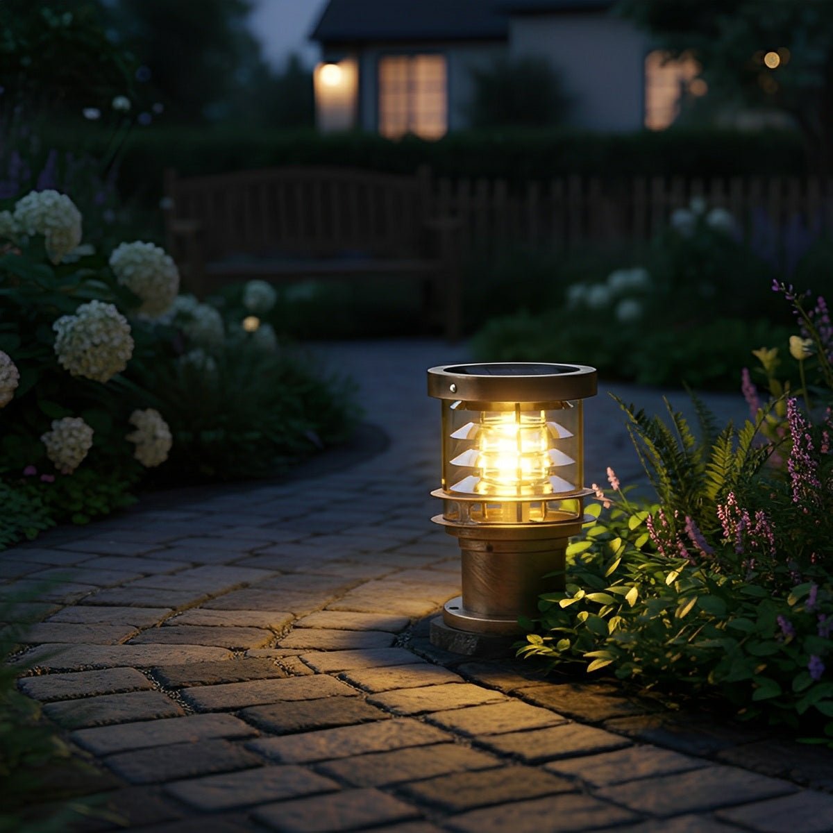 Modern Outdoor Lamp – Black or Bronze, Waterproof and Energy-Efficient for the Garden or Patio