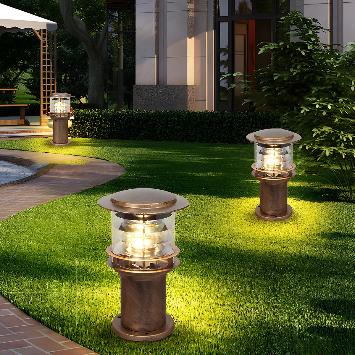 Modern Outdoor Lamp – Black or Bronze, Waterproof and Energy-Efficient for the Garden or Patio
