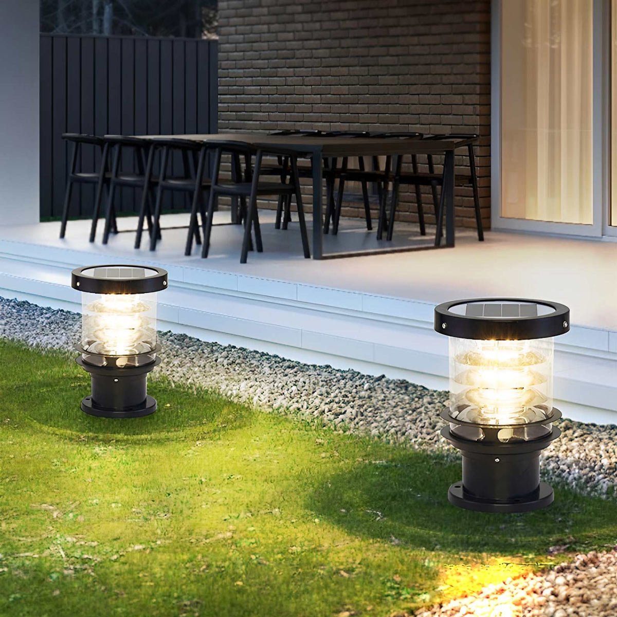 Modern Outdoor Lamp – Black or Bronze, Waterproof and Energy-Efficient for the Garden or Patio