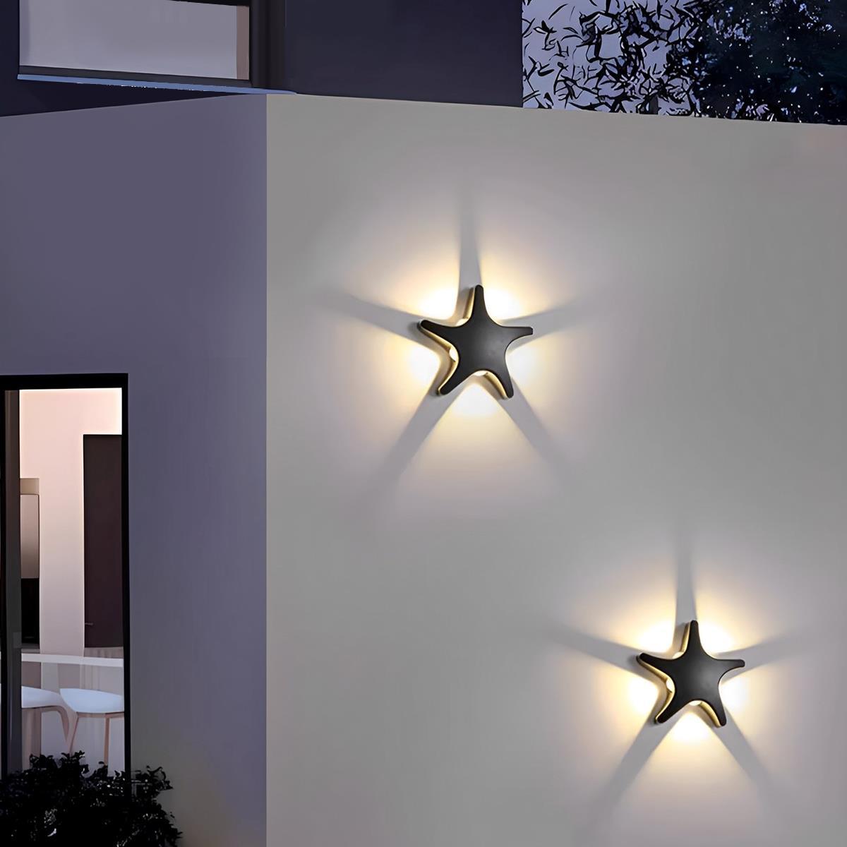 Outdoor Wall Sconce – Aluminum, Minimalist Design in Black or White for the Garden or Patio Lighting