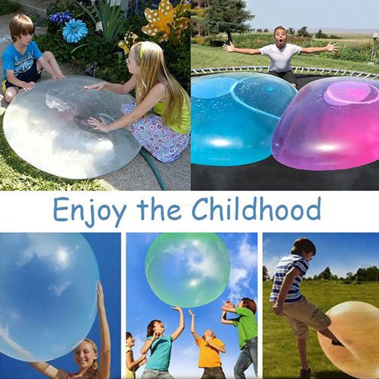Giant opblaasbare speelbal – transparant, voor buitenactiviteiten en evenwichtsoefeningen voor kinderen vanaf 5 jaar