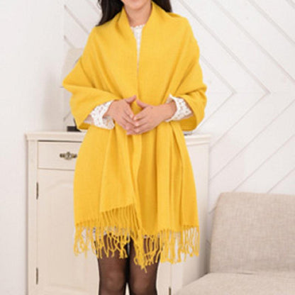 Dames Oversized Omslagdoek Sjaal – Kasjmier, Warme Wintersjaal voor Herfst & Winter